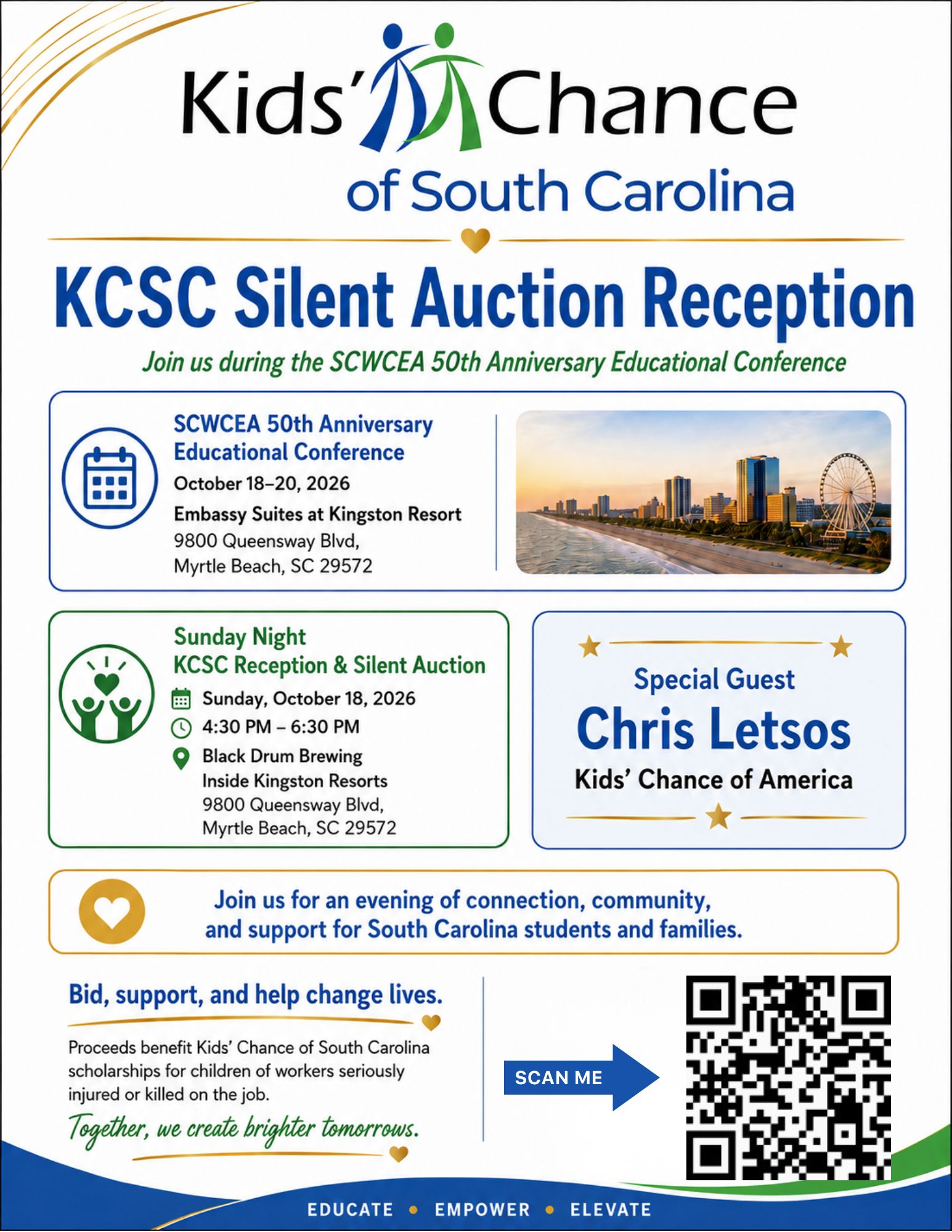 Event Flyer scholarships